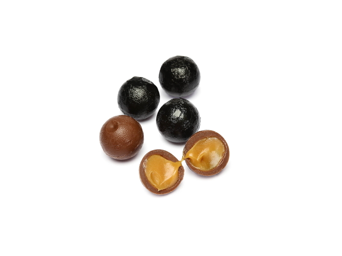 3 Caramel Filled Chocolate Balls