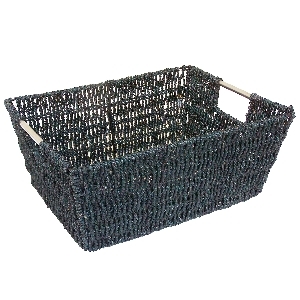 Black Seagrass Basket 
