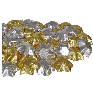 Gold & Silver Chocolate Stars