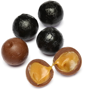 3 Caramel Filled Chocolate Balls