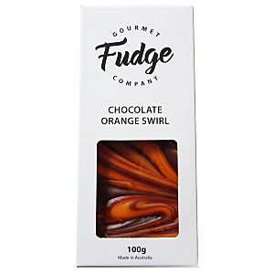 Chocolate Orange Swirl Fudge