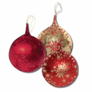 3 Chocolate Baubles