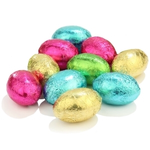 10 Solid Chocolate Eggs
