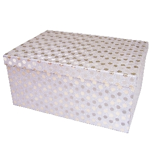 Gold Polka Dots Gift Box