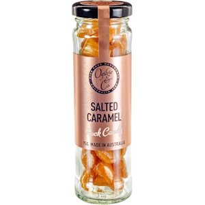 Salted Caramel Rock Candy