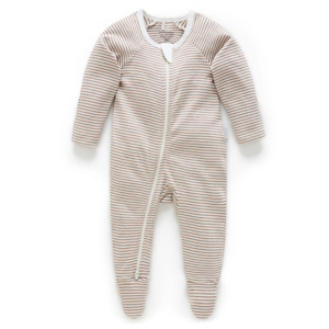 Organic Cotton Zip Growsuit