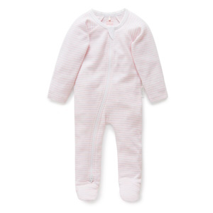 Organic Cotton Zip Growsuit