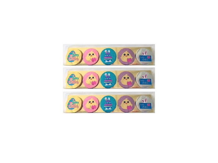 13 Milk Chocolate Easter Medallions