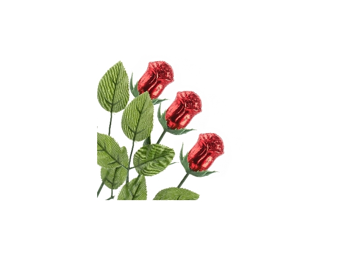 3 Red Chocolate Roses