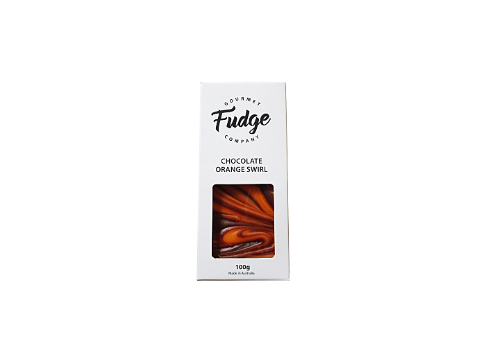Chocolate Orange Swirl Fudge