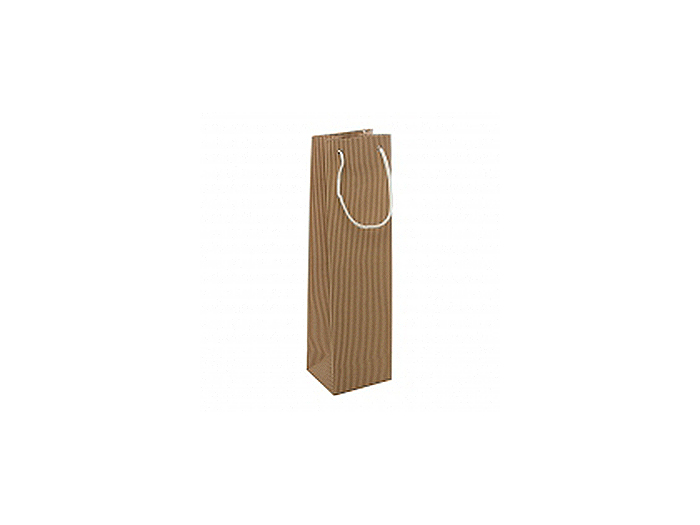 Kraft Paper Wine Bag Striped