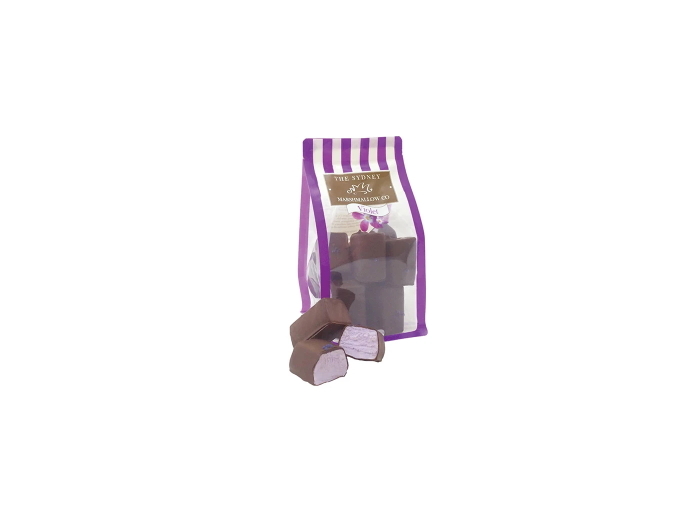 Dark Chocolate & Violet Marshmallows