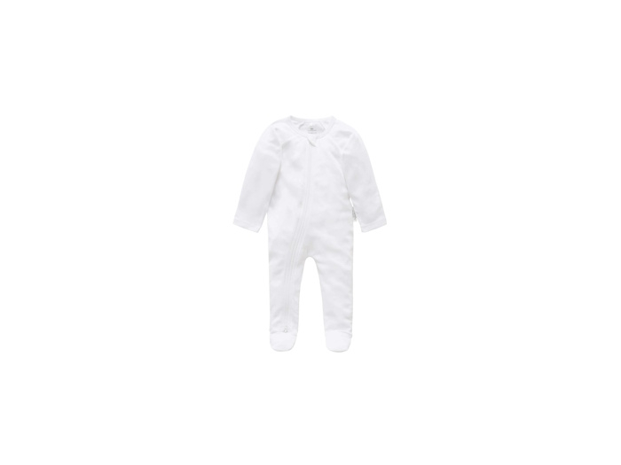 Organic Cotton Zip Growsuit