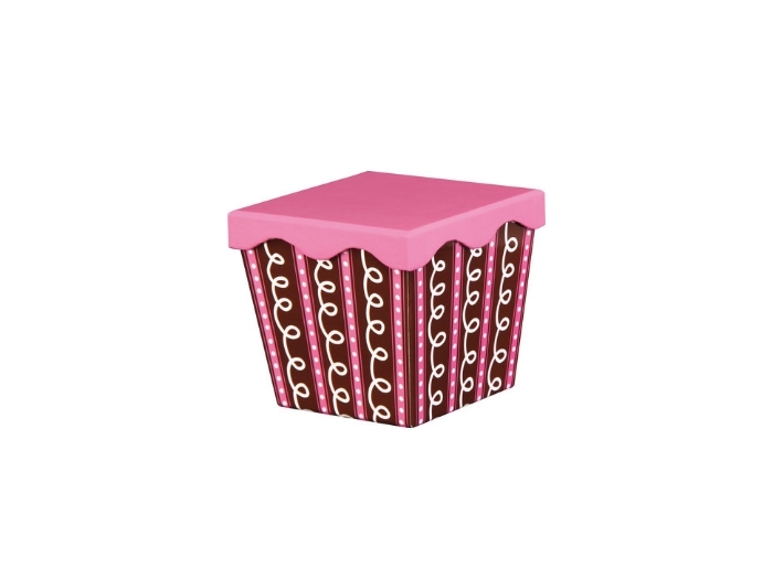 Gift Box Pink Choc Swirls